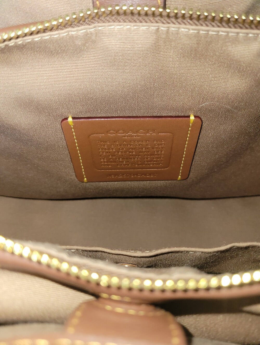 Coach Erin Shoulder Bag in Signature Canvas - Picture 5 of 5